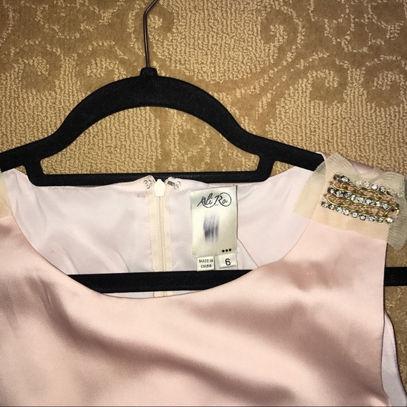 Ali Ro pink dress with scalloped hem - Picture 3 of 5